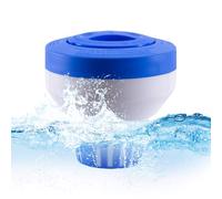 Chlorine Floater - Flo-ating Chlorinator Large Capacity | Expandable Mini Tablet Automatic Dosing System Adjustable Holder | Floating C-hlorine Dispenser for Outdoor Backyard Pool Spa Water Care And M