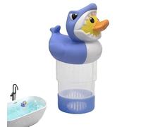 Chlorine Tablet Floater, Smart Pool Dispenser, Floating Chlorinator Device, 7.64x5.51x8.58 Inches, Energy Saving Large Capacity Design for Spa, Hot Tub, Swimming Pool Water