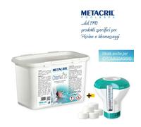 ChlorNet 20 1Kg pastiglie da 20 gr +Dosatore Galleggiante x PISCINA e SPA
