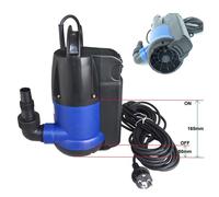 CHM GmbH Pompa 400 Watt di Aspirazione Piatta Con Interruttore a Galleggiante