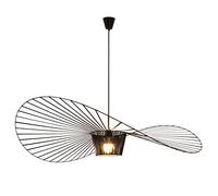 CHNB Lampadario a Sospensione Nero Lampadari Moderni Applica a Camera Da Letto, Soggiorno, Cucina, E27 Base, Massima Potenza 42W (80 CM)