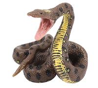 Chnegral Modello di serpente giocattolo per bambini simulazione rettile gigante pitone pitone python modello di serpente animale