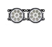 CHNJQEML Fendinebbia LED Per Ford Per TRANSIT Per Connect Per Mustang Per Explorer Per Ranger Figo Auto Lampada Fendinebbia 8000LM 30W Bianco Giallo fari fendinebbia per auto(9 Led Yellow)