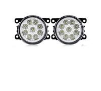CHNJQEML Fendinebbia LED Per Ford Per TRANSIT Per Connect Per Mustang Per Explorer Per Ranger Figo Auto Lampada Fendinebbia 8000LM 30W Bianco Giallo fari fendinebbia per auto(9 Led White)