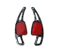CHNJQEML Leve del cambio per auto 2 pezzi auto cambio paddle volante ABS estensione volante pale per A1 per A3 per A5 per A8 S4 SQ5 per Q2 per Q7 TTS A4L per A7 R8 Q5L(Forging Pattern)