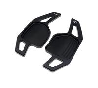CHNJQEML Leve del cambio per auto 2x Volante Alluminio Cambio Estensione Per A3 Per A4 Per A5 Per A6 Per A7 Per A8 Per Q5 Per Q7 TT S3 2006-2011(Nero)