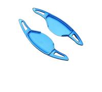 CHNJQEML Leve del cambio per auto Per Nissan Per ALTIMA Per Pathfinder 2 Pezzi Prolunga Volante Auto Paddle Estensione Lega Alluminio(Blu)