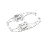 CHNJQEML Leve del cambio per auto Per VW Per Golf 5 6 MK6 Per GTI R Per Jetta MK5 Per Passat B6 B7 Per Polo Volante Pale Sostituzione Automatica estensione cambio(D'argento)