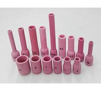CHNSALESCOM 10 pz TIG Alumina Ugello & Gas Lens Cup WP-9 WP-17 WP-18 WP-20 WP-22 WP-25 WP-26 (796F70)
