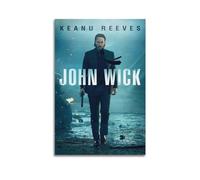 CHNT John Wick, poster artistico da parete su tela, per soggiorno, camera da letto, casa, ufficio, palestra, 30 x 45 cm