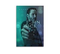 CHNT John Wick, poster artistico da parete su tela, per soggiorno, camera da letto, casa, ufficio, palestra, 20 x 30 cm