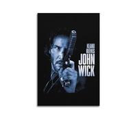 CHNT John Wick, poster artistico da parete su tela, per soggiorno, camera da letto, casa, ufficio, palestra, 30 x 45 cm