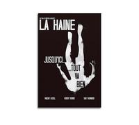 CHNT Poster artistico da parete con film La Haine su tela, per soggiorno, camera da letto, casa, ufficio, palestra, 30 x 45 cm