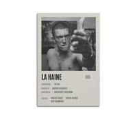 CHNT Poster artistico da parete con film La Haine su tela, per soggiorno, camera da letto, casa, ufficio, palestra, 30 x 45 cm