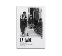 CHNT Poster artistico da parete con film La Haine su tela, per soggiorno, camera da letto, casa, ufficio, palestra, 30 x 45 cm