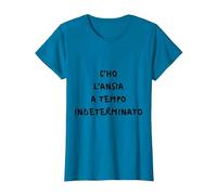c'ho l'ansia a Tempo indeterminato Frase Simpatica Risata Maglietta