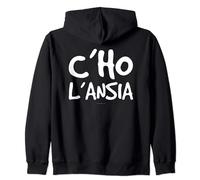 C'ho L'ansia Felpa Zip E Cappuccio Regalo Persone Ansiose Felpa con Cappuccio