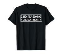 C'ho Più Sonno Che Sentimenti Sarcastiche Uomo Donna Maglietta