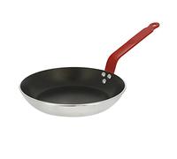 Choc Non-Stick Frying Pan Size: 9.5 Diameter, Color: Red by De Buyer