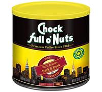 Chock Full o'Nuts Dark & Bold Roast Ground Coffee (latta da 652 ml) - 100% chicchi di caffè Arabica Premium