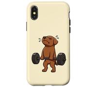 Choco Labrador Deadlift Palestra Rat Dog Lover Sollevamento Uomini Donne Custodia per iPhone X/XS