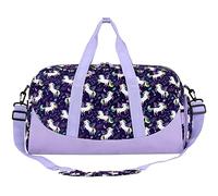 Choco Mocha Overnight Weekender Bag - Borsa da viaggio per bambini, Unicorno viola, 30 x 15 x 15 cm