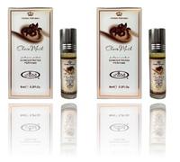 Choco Musk Concentrated Perfume Oil for Men & Women (Pack of 2 - 6ml Each) | Alcohol-Free Roll-On Attar | Sweet Chocolate & Musk Blend