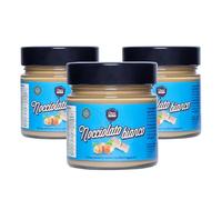 Choco Zero - Crema Proteica Crema Spalmabile Senza Zuccheri Aggiunti, Senza Glutine, Senza Lattosio, Vegano Vasetto da 200 g (3 Pezzi, Nocciolato Bianco)