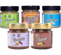 Choco Zero - Crema Proteica Crema Spalmabile Senza Zuccheri Aggiunti, Senza Glutine, Senza Lattosio, Vegano Vasetto da 200 g (5 Pezzi, Mix Pack)
