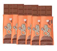 Choco Zero Tavolette di Cioccolato al Latte Senza Zuccheri Aggiunti 25g 124 Calorie Cioccolato Senza Zucchero per Spuntino Palestra Senza Glutine Low Carbs