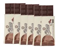 Choco Zero Tavolette di Cioccolato Fondente Ripieno al Cocco Senza Zuccheri Aggiunti 25g 126 Calorie Cioccolato Senza Zucchero per Spuntino Palestra Senza Glutine Low Carbs