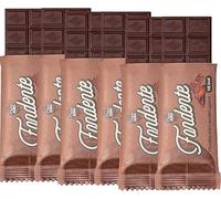 Choco Zero Tavolette di Cioccolato Fondente Senza Zuccheri Aggiunti 25g 118 Calorie Cioccolato Senza Zucchero per Spuntino Palestra Senza Glutine Low Carbs