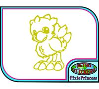 Chocobo Final Fantasy B Adesivo Vinile Auto Poster Camera Finestra Muro Art Game