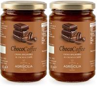 ChocoCoffee, crema spalmabile al cacao e caffè, ideale per colazione e per merenda, vasetto da 330 grammi (Confezione da 2)
