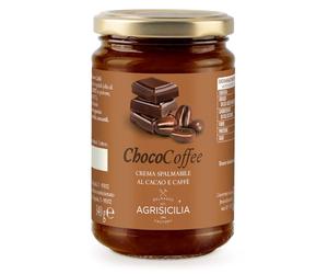 ChocoCoffee, crema spalmabile al cacao e caffè, ideale per colazione e per merenda, vasetto da 340 grammi