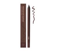 Chocolate and Plum Eyeliner Duo, 2 in 1 Eye Liner and Eyebrow, 24 Hr Waterproof Eyeliners Duo Sharpenable Eye Pencil