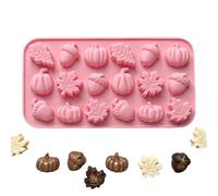 Chocolate Candy Cookie Mold | Maple Leaf Pine Cone Pumpkin Dessert Mould