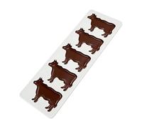 Chocolate Candy Molds,24.5x8.3x0.2cm Food Grade Non Stick Cow, Eye-Catching Candy Silicone Molds Baking Pan - For Cookie Gummy Dessert Home Kitchen Restaurant Family Birthday Party Holiday