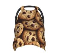 Chocolate Chip Cookies Baby Car Seat Cover Soft Baby Nursing Cover Baby Baby Car Seat Cover Baby Car Seat Cover per passeggino per ragazze e ragazzi