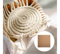Chocolate Cork Board for Knotting with T Pins Durable Macrame Craft Tool