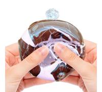 Chocolate Design Ball, Squeeze Stress Toy, Slow Rebound Dough with Soft Grip, Lightweight Texture with Easy Hold, Relaxing Game for Teens Kids Adults Calming Party Favors Classroom Prize School Travel