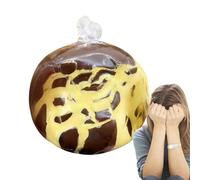 Chocolate Design Ball, Squeeze Stress Toy, Slow Rebound Dough with Soft Grip, Lightweight Texture with Easy Hold, Relaxing Game for Teens Kids Adults Calming Party Favors Classroom Prize School Travel