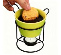 Chocolate Fondue Cup - Candy Melting Warmer, Chocolate Melting Cup for Hot Chocolates, Butter, Cheese | Electric Dessert Maker for Family Gatherings, Christmas, Home, Kitchen, Coffee, Parties, Holiday