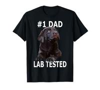 Chocolate Lab Dad Labrador Dad The Dog Father Retriever Dad Maglietta