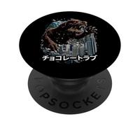 Chocolate Lab Dog Chocolate Labrador Retriever Kaiju Monster PopSockets PopGrip Adesivo