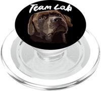 Chocolate Lab - Labrador Retriever, amante dei cani, colore: Marrone PopSockets PopGrip per MagSafe