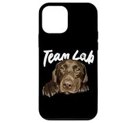 Chocolate Lab - Labrador Retriever marrone per amanti dei cani Custodia per iPhone 12 mini
