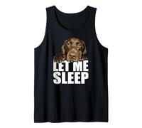 Chocolate Lab Let Me Sleep Brown Lab Dog Labrador Lover Canotta