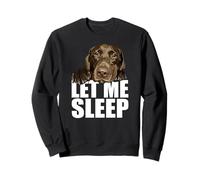 Chocolate Lab Let Me Sleep Brown Lab Dog Labrador Lover Felpa