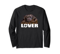 Chocolate Lab Love The Lab Padre Il Lab Madre Maglia a Manica